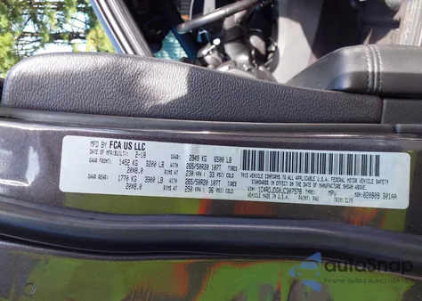 2018 Dodge Durango Gt Awd z USA, uszkodzony, nr VIN 1C4RDJDG0JC307578